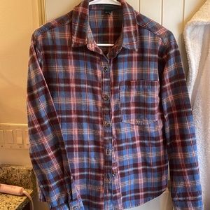 Wild Fable Plaid Flannel Button Down Shirt